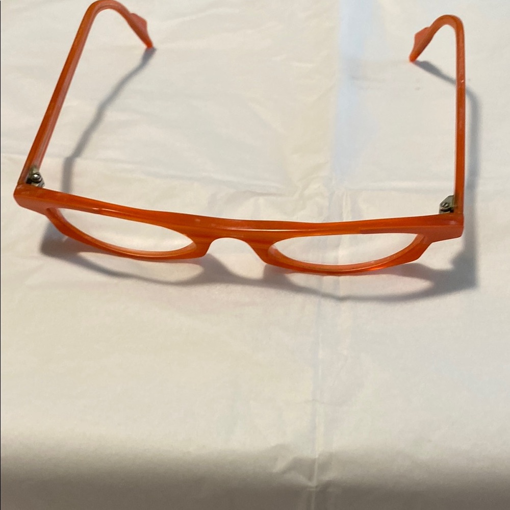 Vibrant Orange Reading Glasses